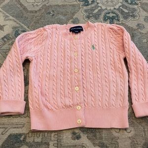 Ralph Lauren cable knit cardigan size 24m